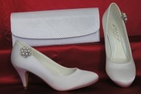 Diana esküvői cipő + Emily klipsz